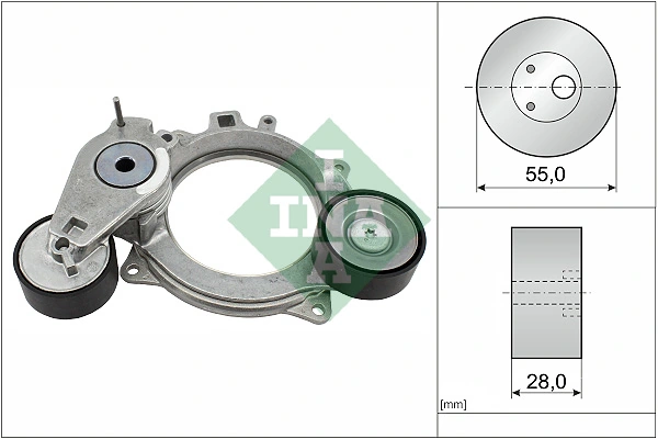 Belt Tensioner, V-ribbed belt